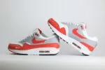Nike Air Max 1 LV8 Martian Sunrise – Oranje/Wit/Grijs – Heren/Dames/Uniseks Sneakers – Leer/Suède – DH4059-102 – Binnenkant