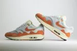 Nike Air Max 1 Patta Waves Monarch - Oranje/grijs/Wit - heren/Dames/Uniseks Sneakers - Suède/Mesh/Leer - DH1348-001 - Binnenkant