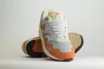 Nike Air Max 1 Patta Waves Monarch - Oranje/grijs/Wit - heren/Dames/Uniseks Sneakers - Suède/Mesh/Leer - DH1348-001 - Voorkant