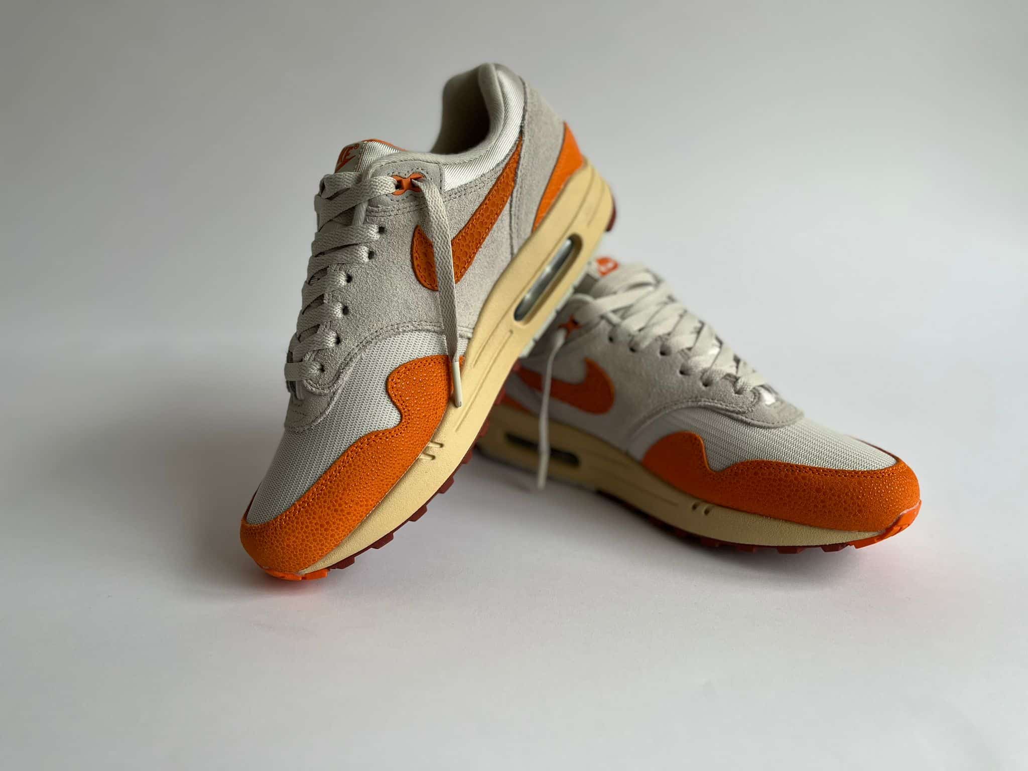 Nike Air Max 1 Master Orange DZ4709 001 Slick Sneakers