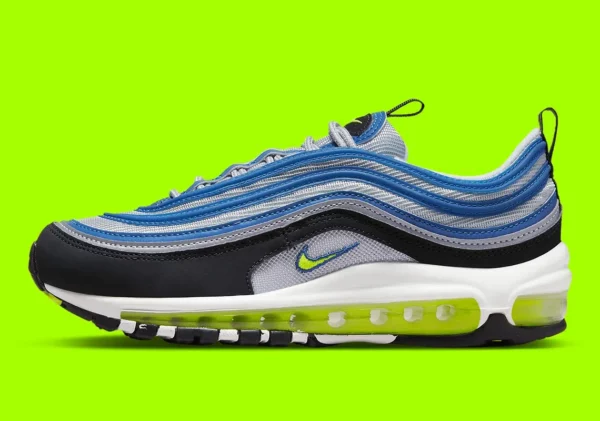 Nike Air Max 97 OG Atlantic Blue Voltage Yellow zijkant