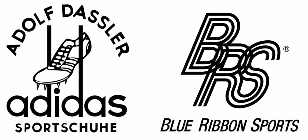 Nike en Adidas, de eerste logo's