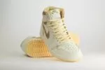 Nike Air Jordan 1 Retro High OG Craft Vibrations Of Naija – Wit/Beige/Crème - Heren/Dames/Unisex Sneakers – Leer - FD8631-100 – Voorkant