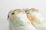 Nike Air Max 1 ’87 Metal Charms (W) - Wit/Groen/Geel/Oranje – Heren/Dames/Uniseks Sneakers – Vilt/Mesh/Canvas - FJ7734-101 – Bovenkant