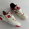 New Balance 550 Sea Salt True Red bovenkant