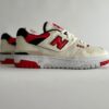 New Balance 550 Sea Salt True Red zijkant