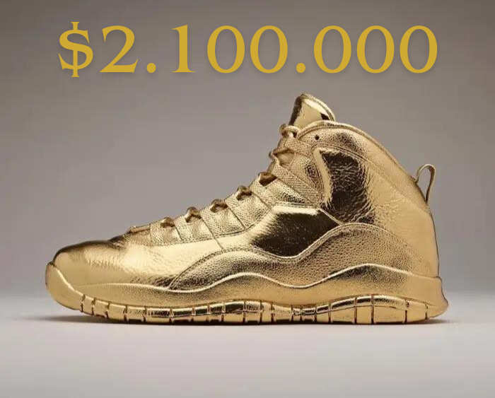 Duurste Nike Air Jordans Drakes Air Jordan 10 x OVO Solid Gold