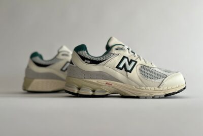 New Balance 2002R Vintage Teal – Wit/Groen Heren/Dames/Uniseks Sneakers – Leer - M2002RVD – Zijkant