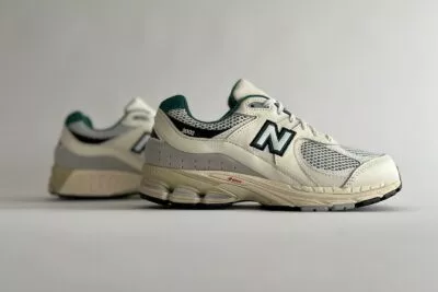 New Balance 2002R Vintage Teal – Wit/Groen Heren/Dames/Uniseks Sneakers – Leer - M2002RVD – Zijkant