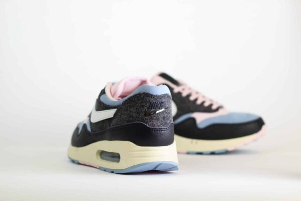 Nike Air Max 1 ’86 Big Bubble Black Denim – Zwart/Blauw/Roze Heren/Dames/Uniseks Sneakers – Denim/Leer - FB9647-001 – Achterkant