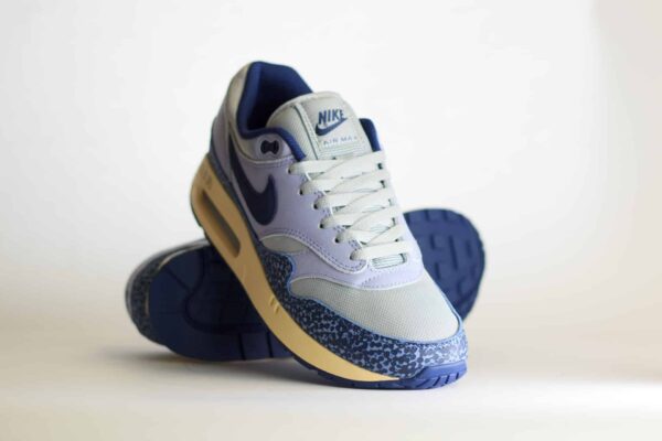 Nike Air Max 1 ’86 OG Big Bubble Lost Sketch – Blauw/Paars Heren/Dames/Uniseks Sneakers – Leer/Mesh - DV7525-001 – Voorkant