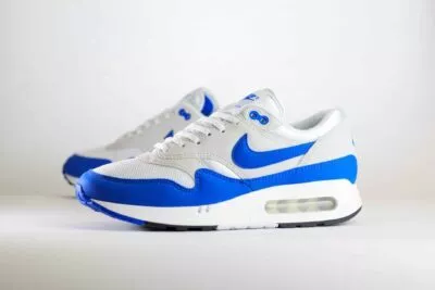 Nike Air Max 1 ’86 OG Big Bubble Royal (W) – Blauw/Wit Heren/Dames/Uniseks Sneakers – Vilt/Mesh - DO9844-101 – Zijkant