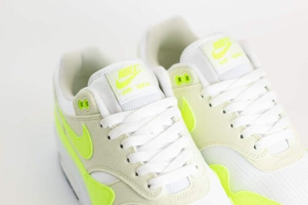 Nike Air Max 1 ’87 Volt Suede (W) – Volt/Groen/Geel Heren/Dames/Uniseks Sneakers – Mesh/Vilt - DZ2628-100 – Tong