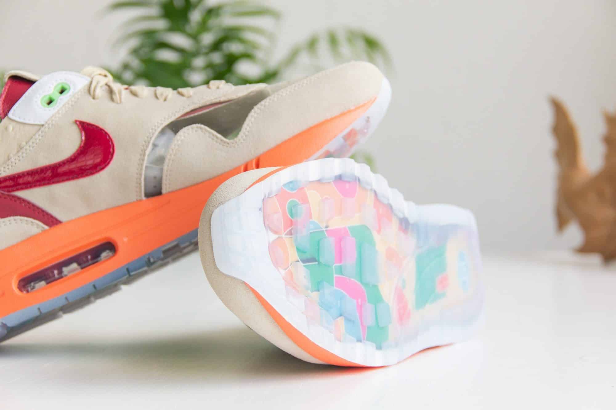Nike Air Max 1 Clot Kiss of Death (2021) onderkant binnen zijkant