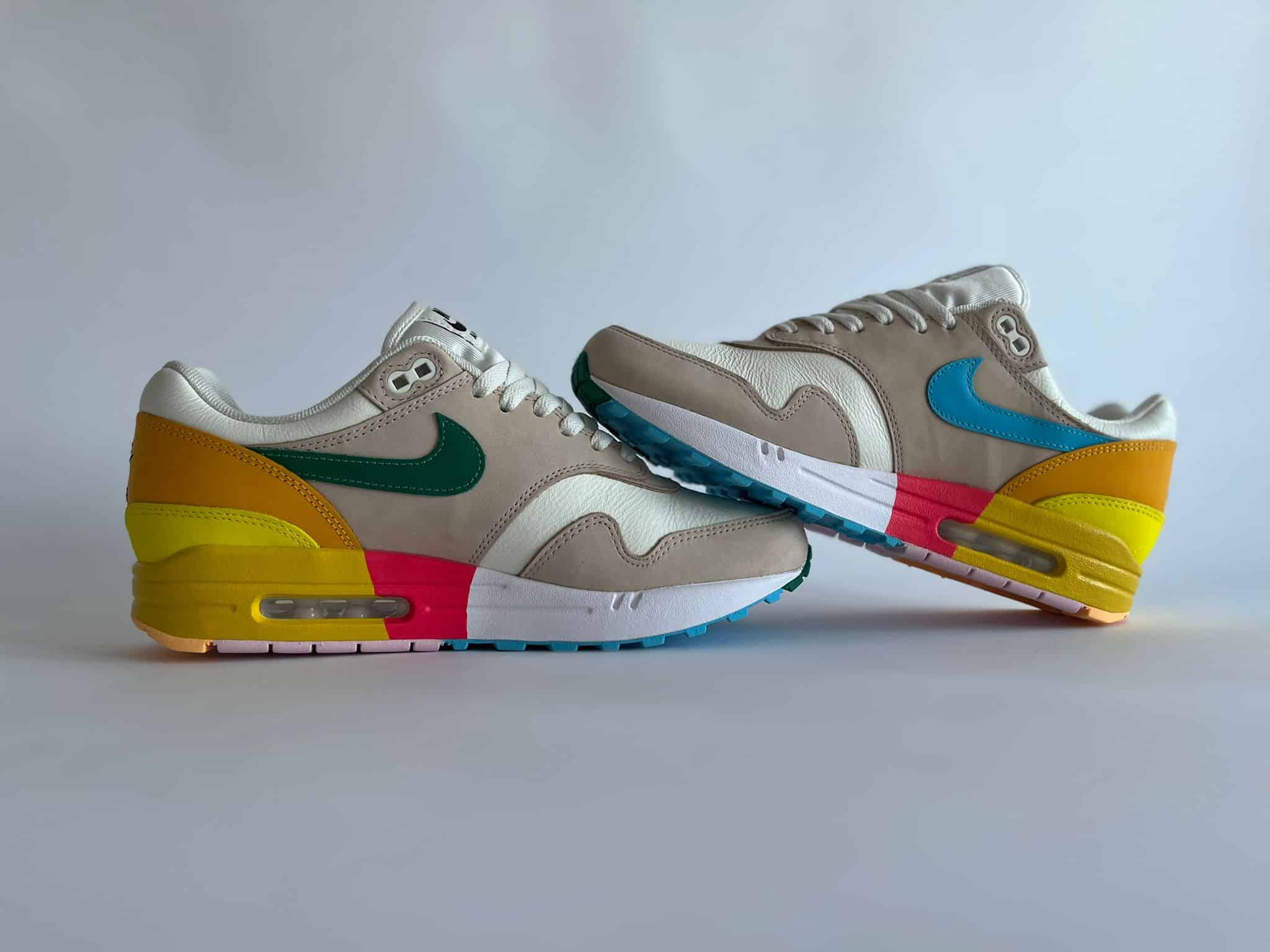 Nike Air Max 1 Khaki Multi-Color (W) binnenkant