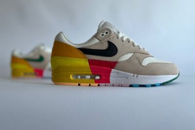 Nike Air Max 1 Khaki Multi-Color (W) zijkant