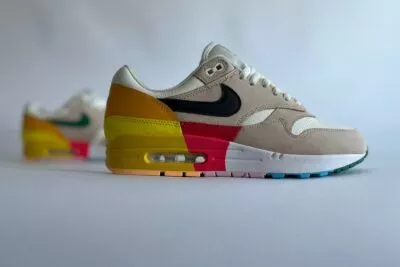 Nike Air Max 1 Khaki Multi-Color (W) zijkant