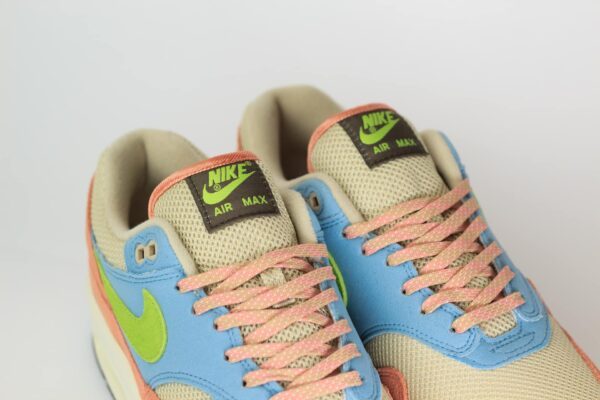 Nike Air Max 1 Light Madder Root – Roze/Blauw/Groen Heren/Dames/Uniseks Sneakers – Suède/Mesh - DV3196-800 – Tong
