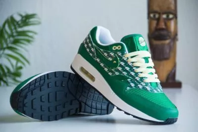Nike Air Max 1 Limeade buitenkant onderkant