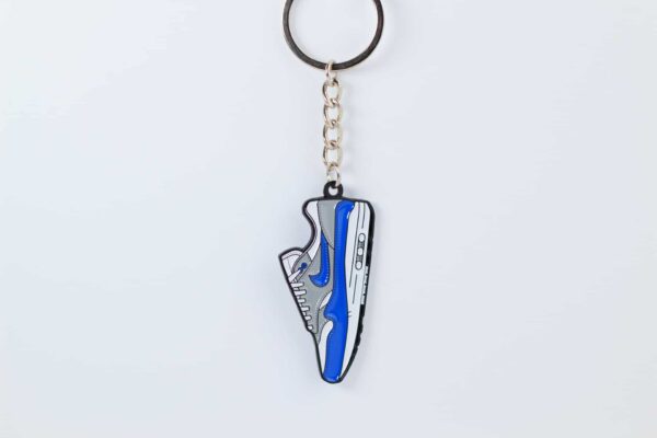 Sleutelhanger - Nike Air Max 1 OG Blue - Metaal - Achterkant