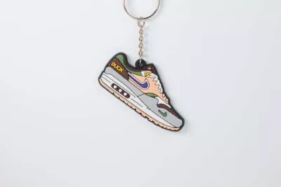 Sleutelhanger - Nike Air Max 1 Oregon Duck - Rubber - Voorkant
