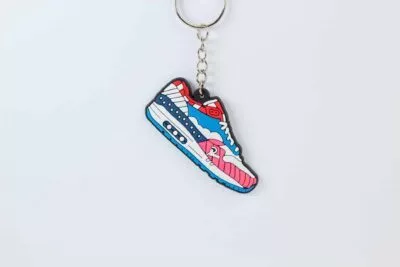 Sleutelhanger - Nike Air Max 1 Parra Friends & Family - Rubber - Voorkant