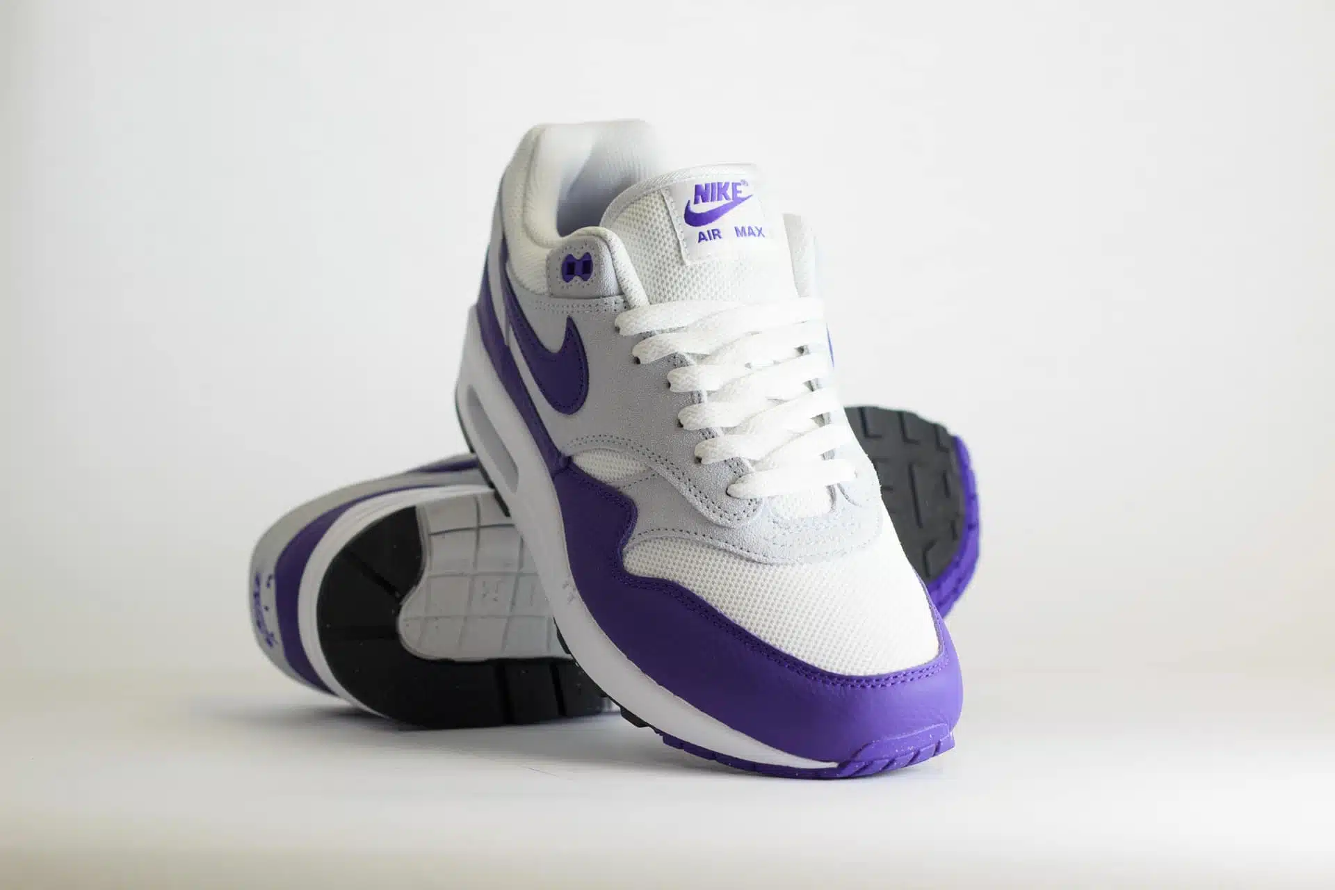 Nike Air Max 1 SC Field Purple – Paars/Wit/Grijs Heren/Dames/Unisex Sneakers – Leer/Mesh - DZ4549-101 – Voorkant