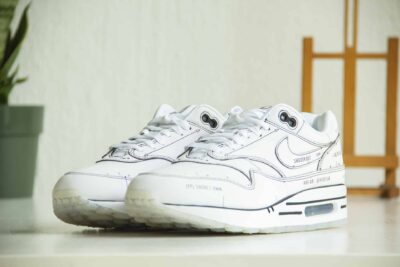 Nike Air Max 1 Sketch to Shelf White voorkant