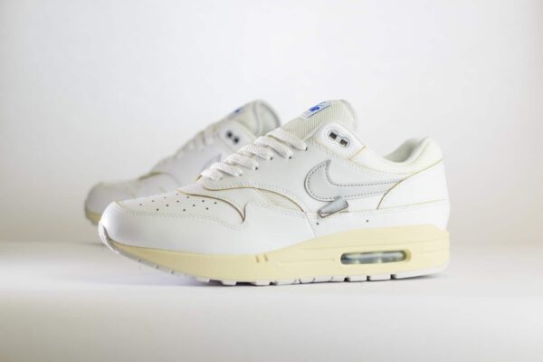 Nike Air Max 1 Time Warp – Wit Heren/Dames/Uniseks Sneakers – Leer - FJ5472-121 – Zijkant