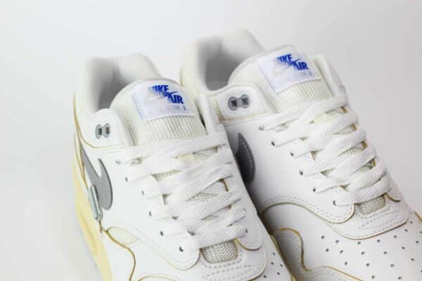 Nike Air Max 1 Time Warp – Wit Heren/Dames/Uniseks Sneakers – Leer - FJ5472-121 – Detail
