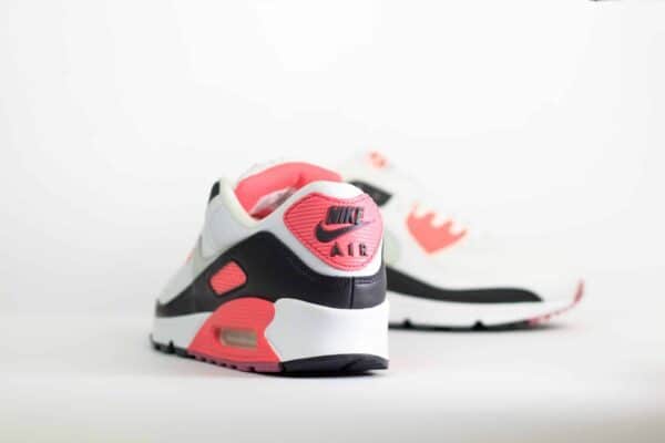 Nike Air Max 90 Aster Pink (W) – Zwart/Wit/Roze Heren/Dames/Unisex Sneakers – Leer/Mesh - DH8010-105 - Achterkant