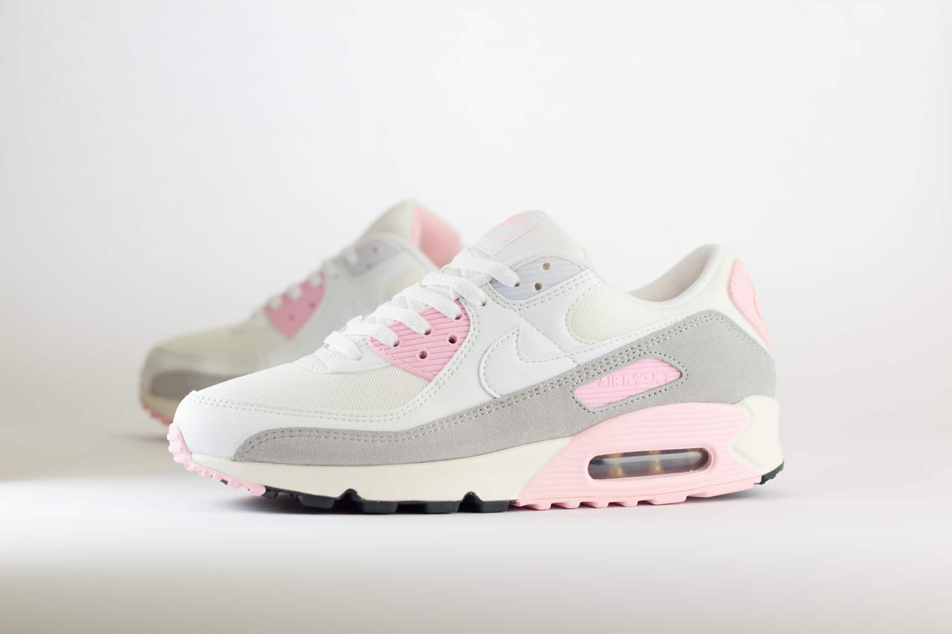 air max 90 white green pink