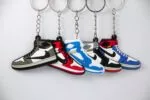 5 Pack Nike Air Jordan 1 Exclusive Sleutelhanger - Rubber - Voorkant