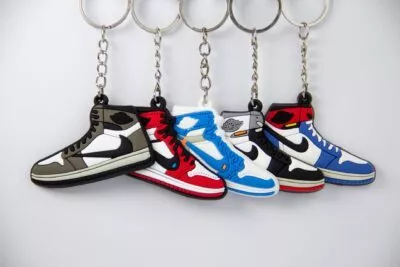 5 Pack Nike Air Jordan 1 Exclusive Sleutelhanger - Rubber - Voorkant