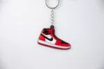 Nike Air Jordan 1 Chicago Black Toe Sleutelhanger - Rubber - Voorkant
