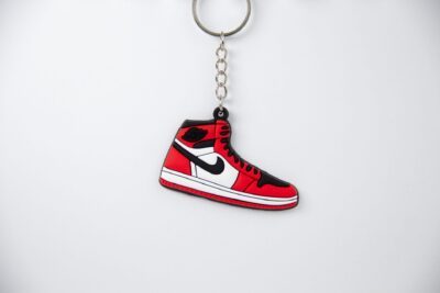 Nike Air Jordan 1 Chicago Black Toe Sleutelhanger - Rubber - Voorkant