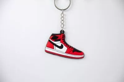 Nike Air Jordan 1 Chicago Black Toe Sleutelhanger - Rubber - Voorkant