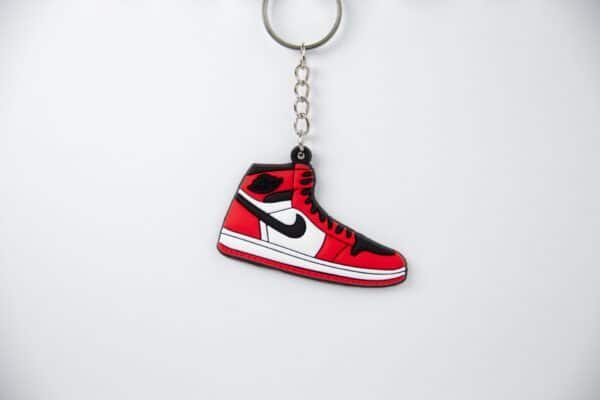 Nike Air Jordan 1 Chicago Black Toe Sleutelhanger - Rubber - Voorkant