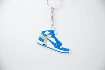 Nike Air Jordan 1 Off-White University Blue Sleutelhanger - Rubber - Voorkant