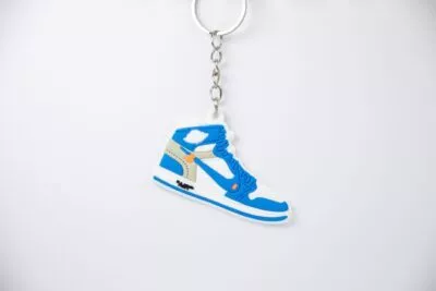 Nike Air Jordan 1 Off-White University Blue Sleutelhanger - Rubber - Voorkant