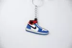 Nike Air Jordan 1 Union LA Storm Blue Sleutelhanger - Rubber - Voorkant
