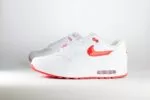 Nike Air Max 1 PRM Valentine’s Day White– Wit/Rood – Heren/Dames/Uniseks Sneakers – Synthetischleer/Mesh - HV2301-100 – Zijkant