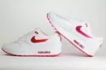 Nike Air Max 1 PRM Valentine’s Day White– Wit/Rood – Heren/Dames/Uniseks Sneakers – Synthetischleer/Mesh - HV2301-100 – Binnenkant