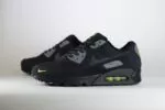 Nike Air Max 90 Black Volt – Zwart/Volt – Heren/Dames/Uniseks Sneakers – Suede/Canvas - FQ2377-001 – Zijkant