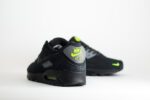 Nike Air Max 90 Black Volt – Zwart/Volt – Heren/Dames/Uniseks Sneakers – Suede/Canvas - FQ2377-001 – Achterkant