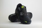 Nike Air Max 90 Black Volt – Zwart/Volt – Heren/Dames/Uniseks Sneakers – Suede/Canvas - FQ2377-001 – Voorkant