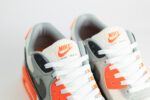 Nike Air Max 90 Safety Orange - Oranje/Zwart/Grijs/Wit Heren/Dames/Unisex Sneakers - Mesh/suède - DM0029-108 - Bovenkant