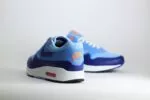Nike Air Max 1 Essential Psychic Blue – Blauw/Wit – Heren/Dames/Uniseks Sneakers – Leer/Mesh - FZ5808-400 – Achterkant