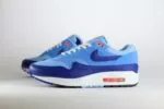 Nike Air Max 1 Essential Psychic Blue – Blauw/Wit – Heren/Dames/Uniseks Sneakers – Leer/Mesh - FZ5808-400 – Zijkant