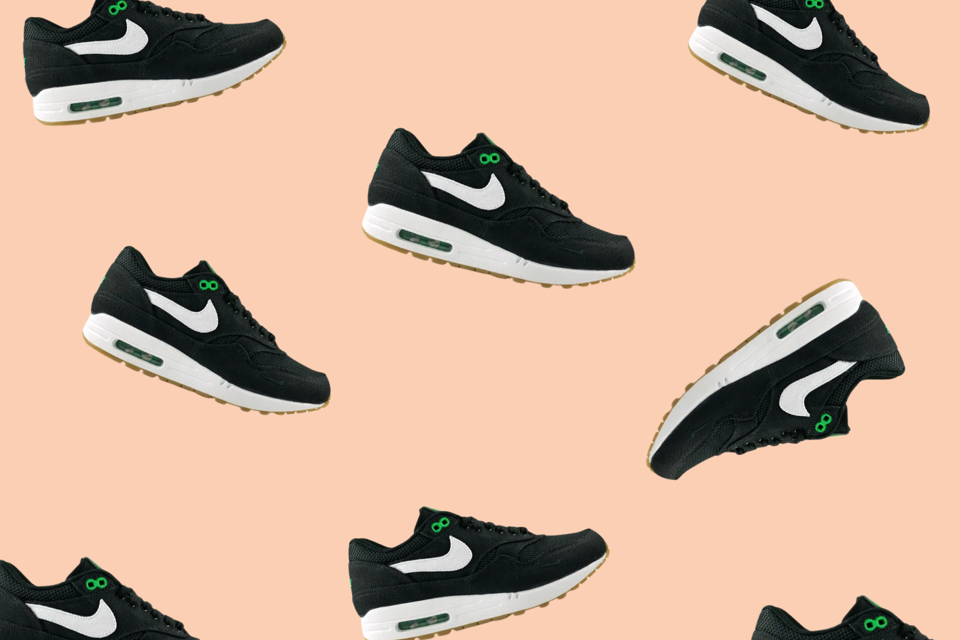 Patta x Nike - Nike Air Max 1 Patta Lucky Green - collage - Slick Sneakers